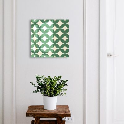 Key cabinet for wall Green wheels