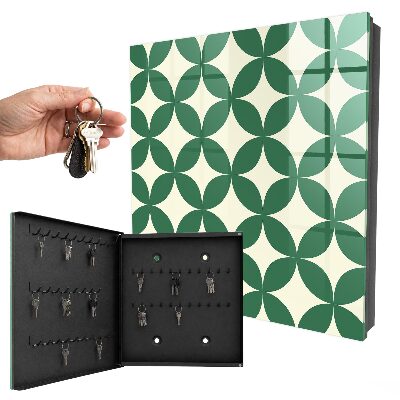 Key cabinet for wall Green wheels