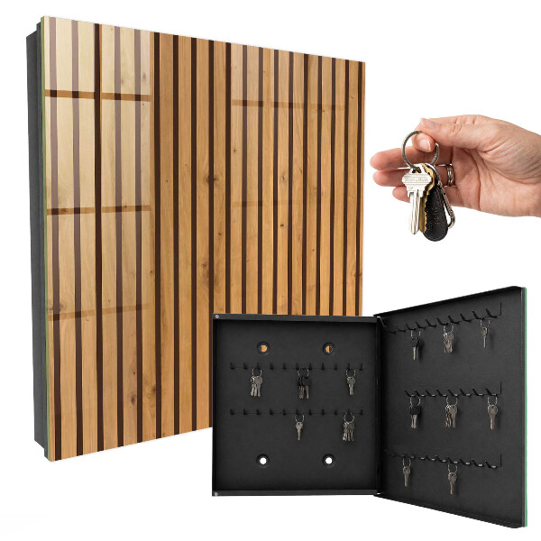 Key box Wooden wall
