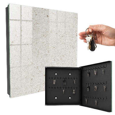 Key cabinet for wall Beige stone