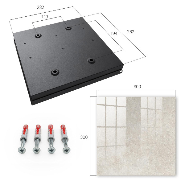 Key storage box Fine sandstone