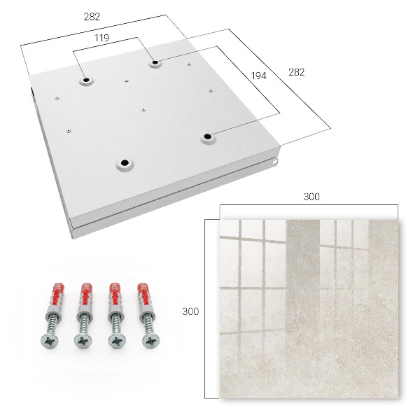 Key storage box Fine sandstone