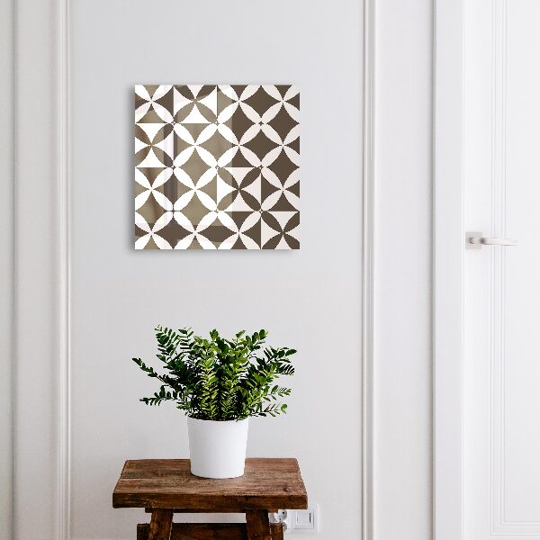 Key cabinet for wall Geometric composition