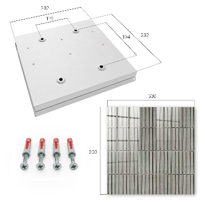 Key box Gray tiles