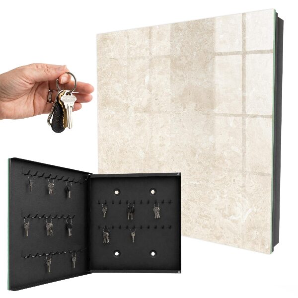 Key storage box Creamy elegance