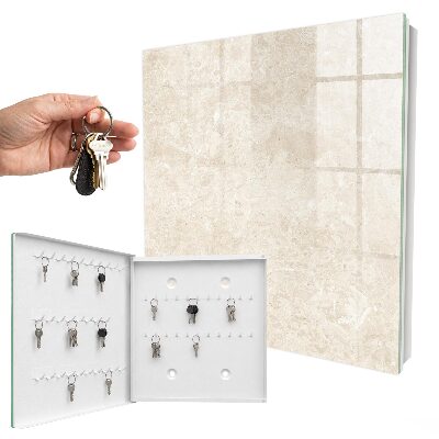 Key storage box Creamy elegance