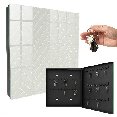 Key cabinet for wall Delicate fish bone