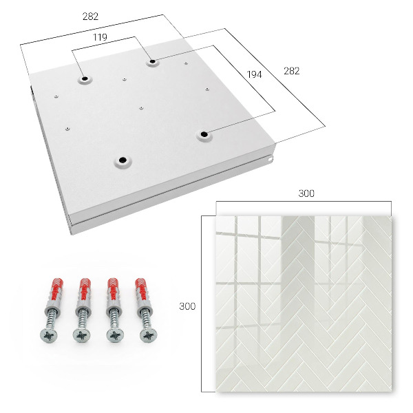 Key cabinet for wall Delicate fish bone