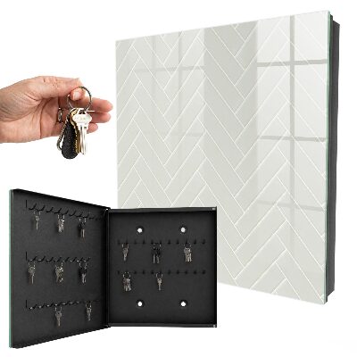 Key cabinet for wall Delicate fish bone