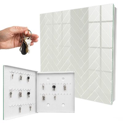 Key cabinet for wall Delicate fish bone