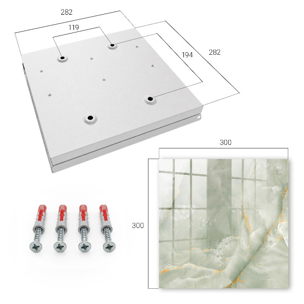 Key cabinet for wall Elegant texture