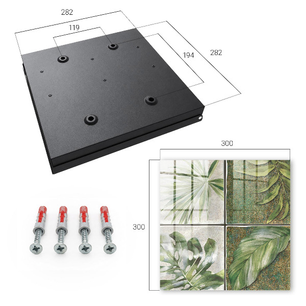 Key box Plant tiles