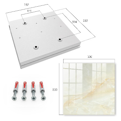 Key cabinet for wall The elegance of marble