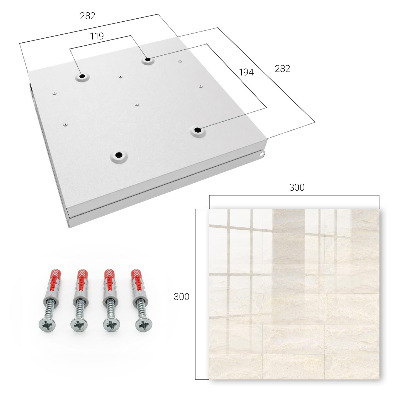 Key box Cream stone