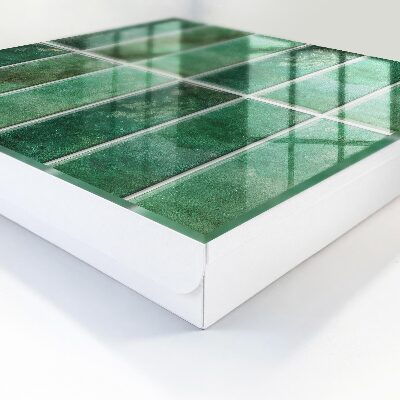 Key storage box Green pattern