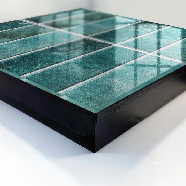 Key cabinet for wall Turquoise tiles