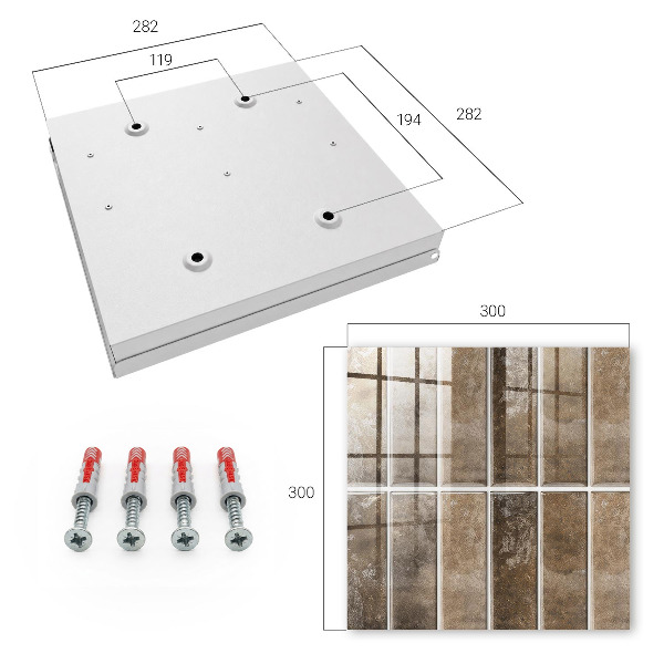 Key storage box Warm tiles