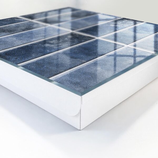 Key cabinet for wall Blue tiles