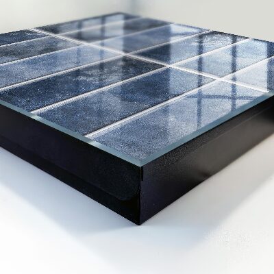 Key cabinet for wall Blue tiles