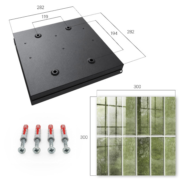 Key box Green tiles