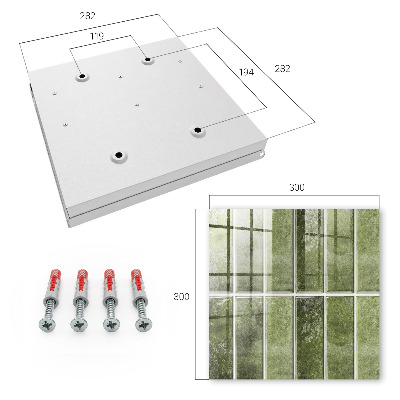 Key box Green tiles