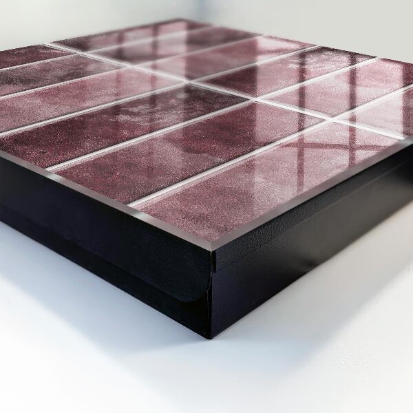 Key storage box Burgundy tiles