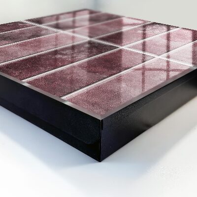 Key storage box Burgundy tiles