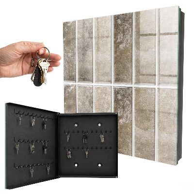Key cabinet for wall Elegant tiles