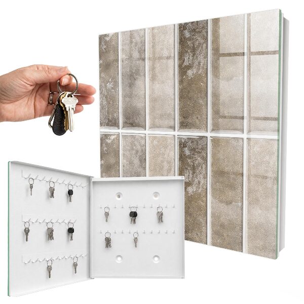 Key cabinet for wall Elegant tiles