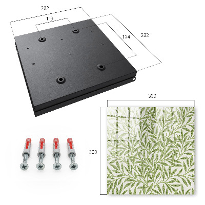 Key storage box Green nature