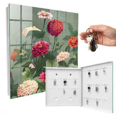 Key cabinet for wall Blooming garden
