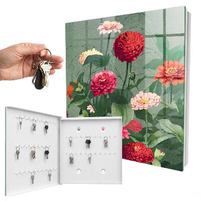 Key cabinet for wall Blooming garden