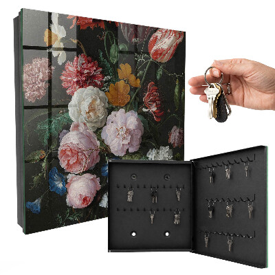 Key storage box A bouquet of flowers