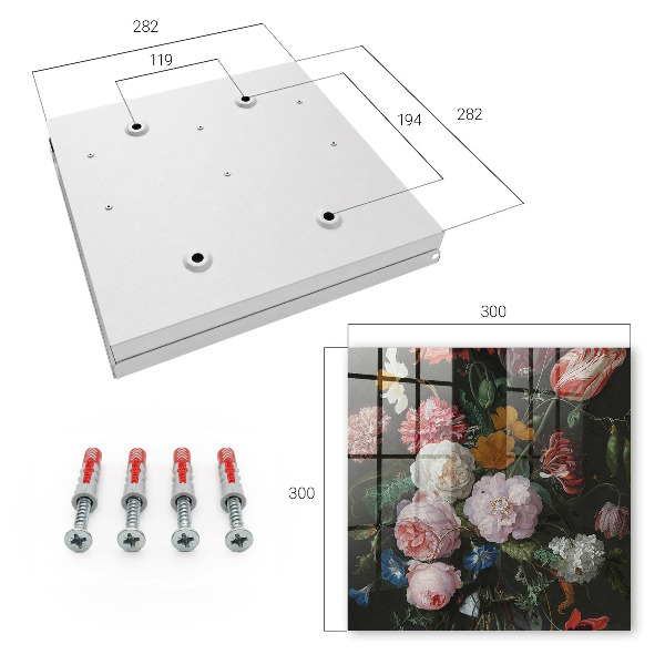 Key storage box A bouquet of flowers