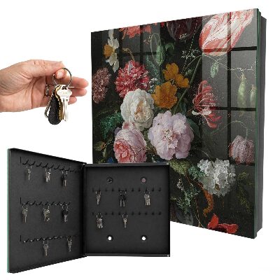 Key storage box A bouquet of flowers