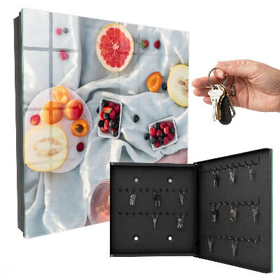 Key cabinet for wall Summer picnic