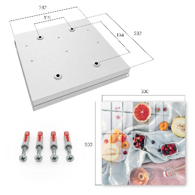 Key cabinet for wall Summer picnic