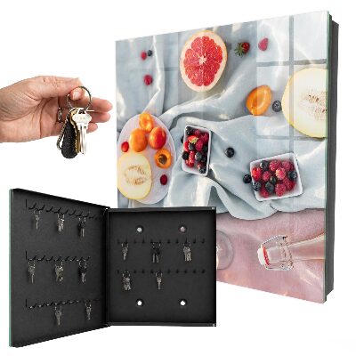 Key cabinet for wall Summer picnic