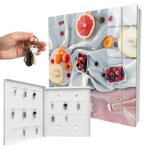 Key cabinet for wall Summer picnic