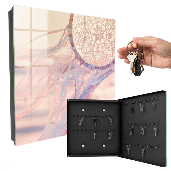 Key cabinet for wall Lace decoration