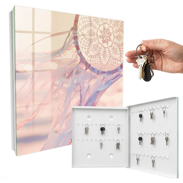 Key cabinet for wall Lace decoration