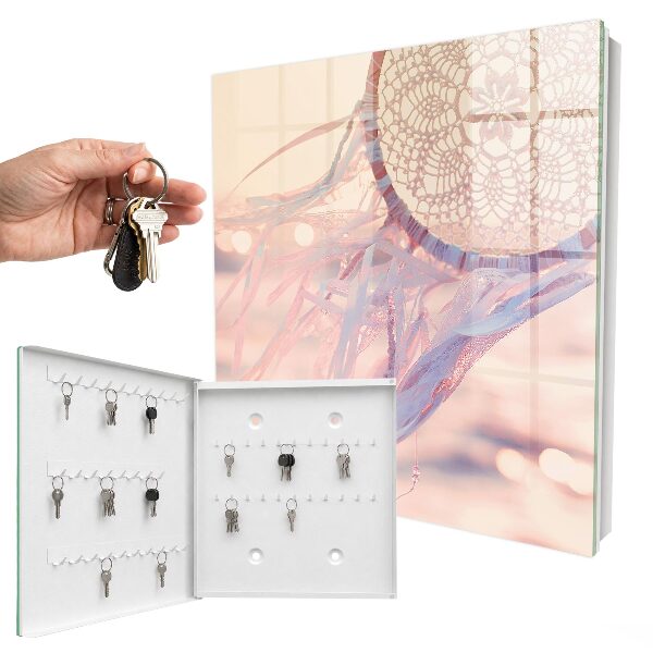 Key cabinet for wall Lace decoration