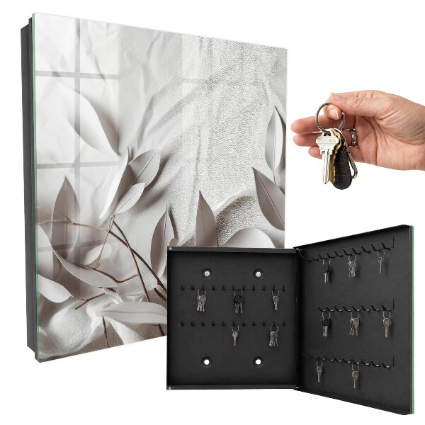 Key cabinet for wall Leaf fabric