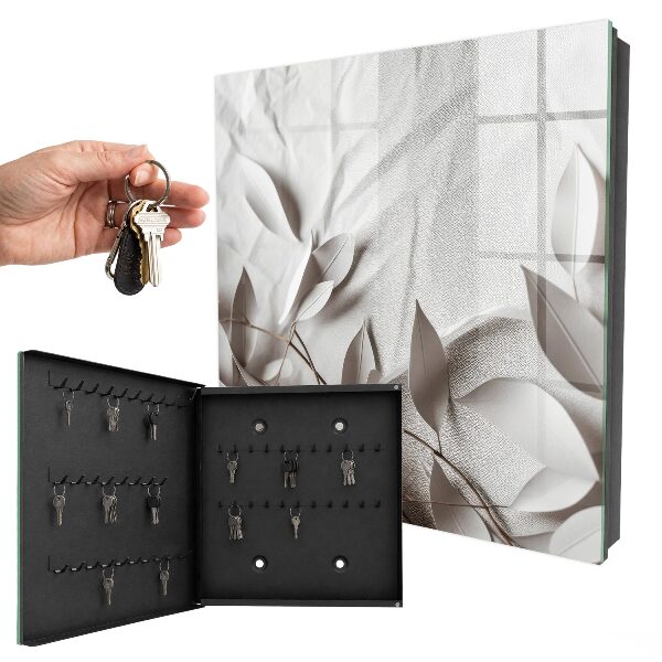 Key cabinet for wall Leaf fabric