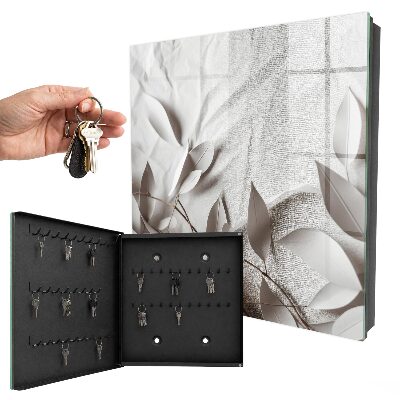 Key cabinet for wall Leaf fabric