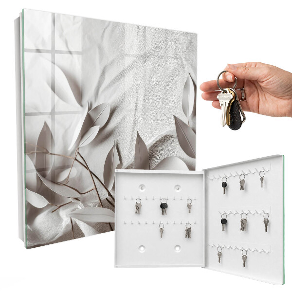 Key cabinet for wall Leaf fabric