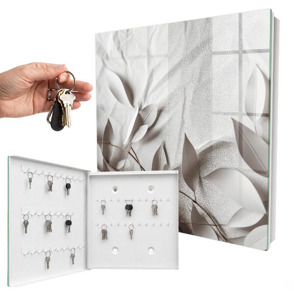Key cabinet for wall Leaf fabric