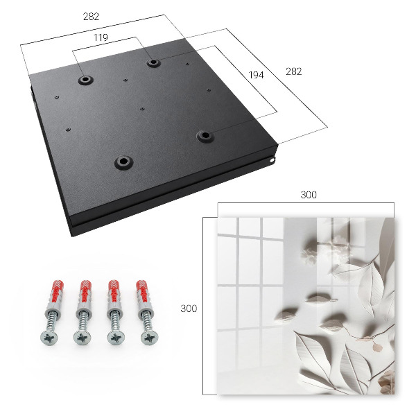 Key storage box White sheets