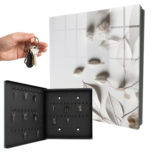Key storage box White sheets