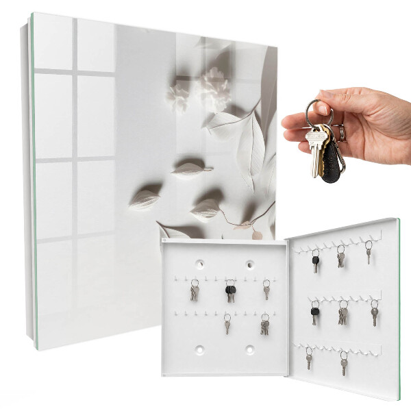 Key storage box White sheets
